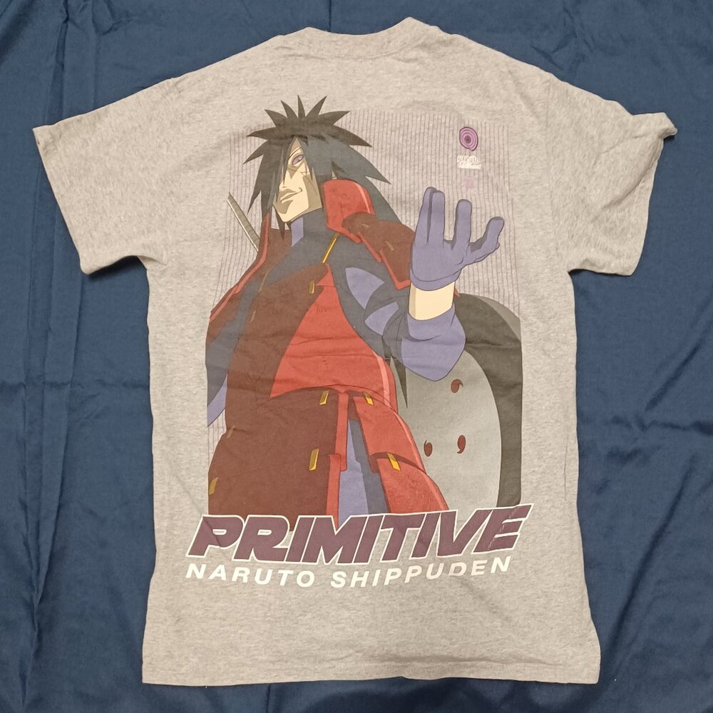 Naruto Shippuden - Madara Uchiha - Primitive T Shirt - Men - Size Small (S)